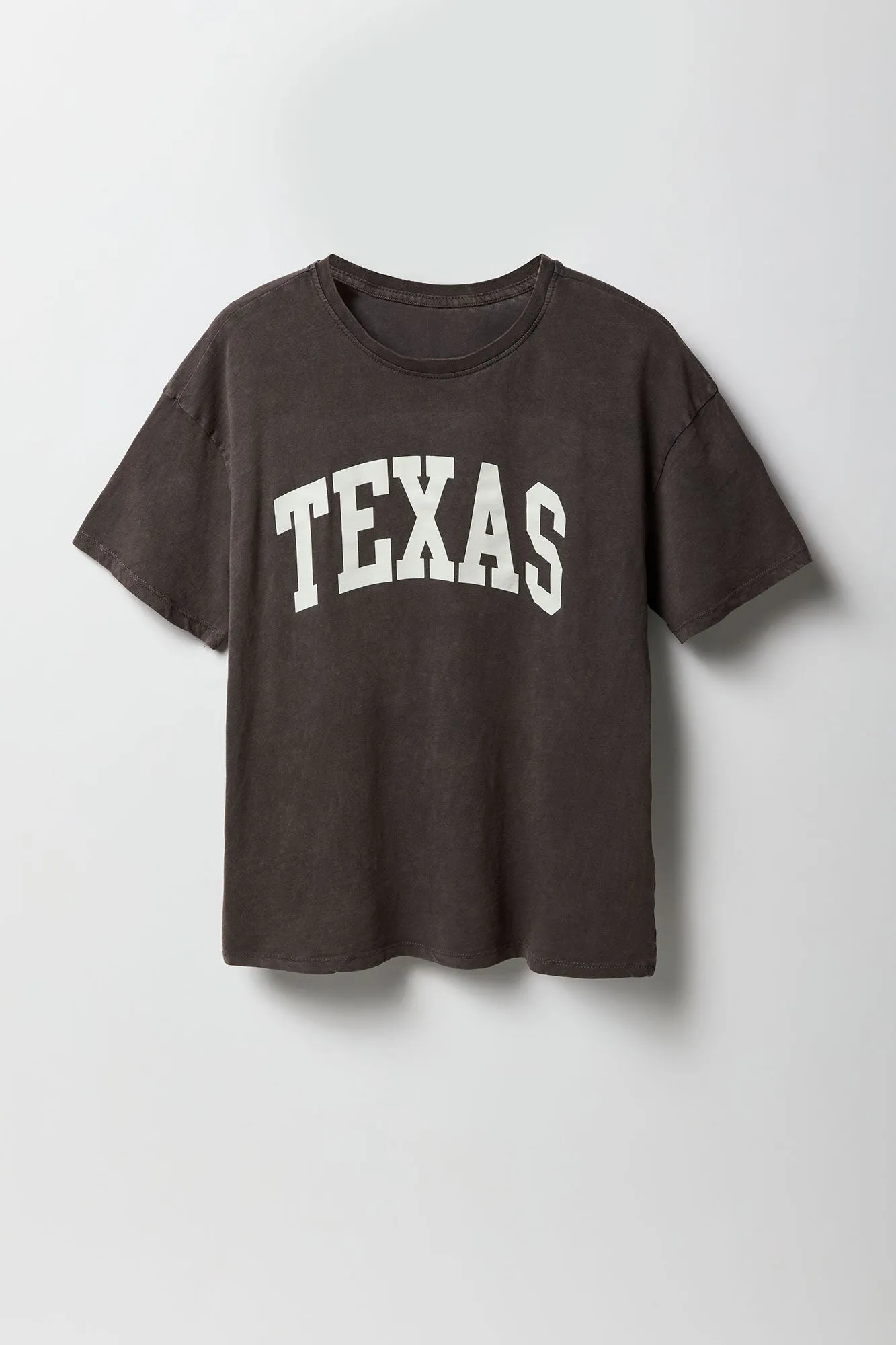 Texas Graphic Washed Boyfriend T-Shirt sold by Urban Planet product image thumbnail 4