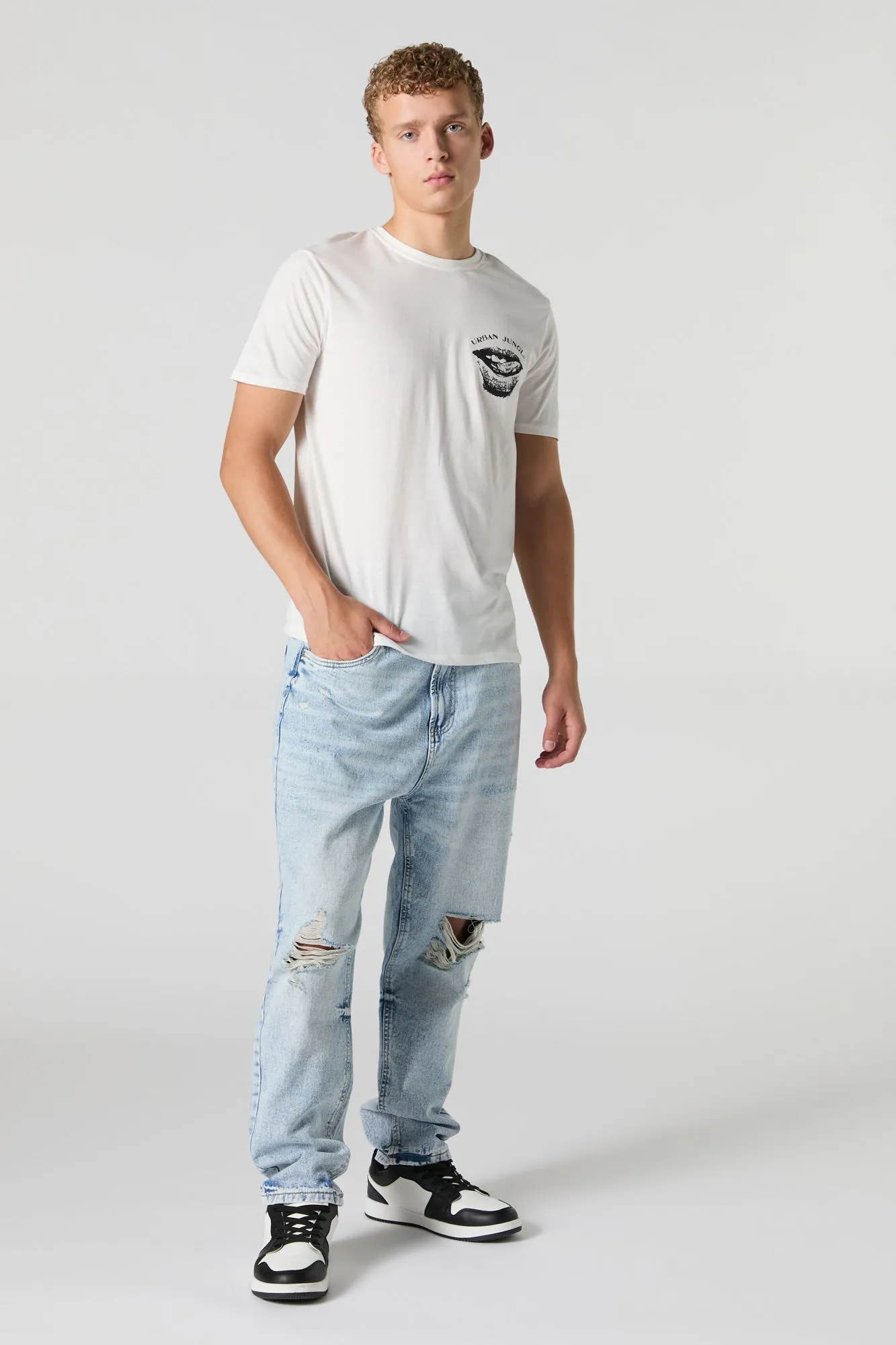 T-shirt à imprimé Urban Jungle sold by Urban Planet product image thumbnail 3