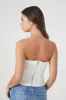 Haut bustier tubulaire en denim sold by Urban Planet