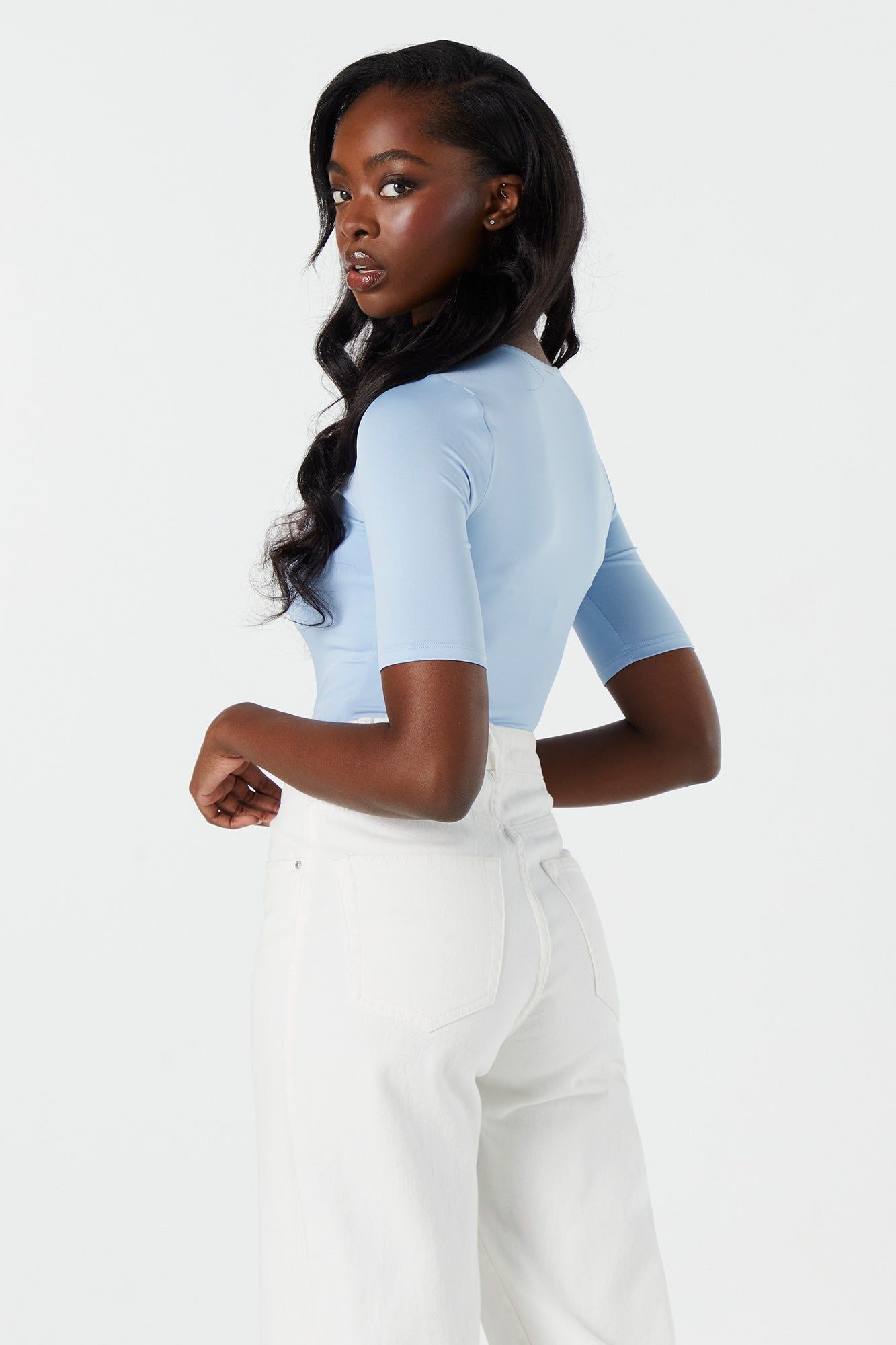 Maillot profilé avec manches écourtées sold by Urban Planet product image thumbnail 7