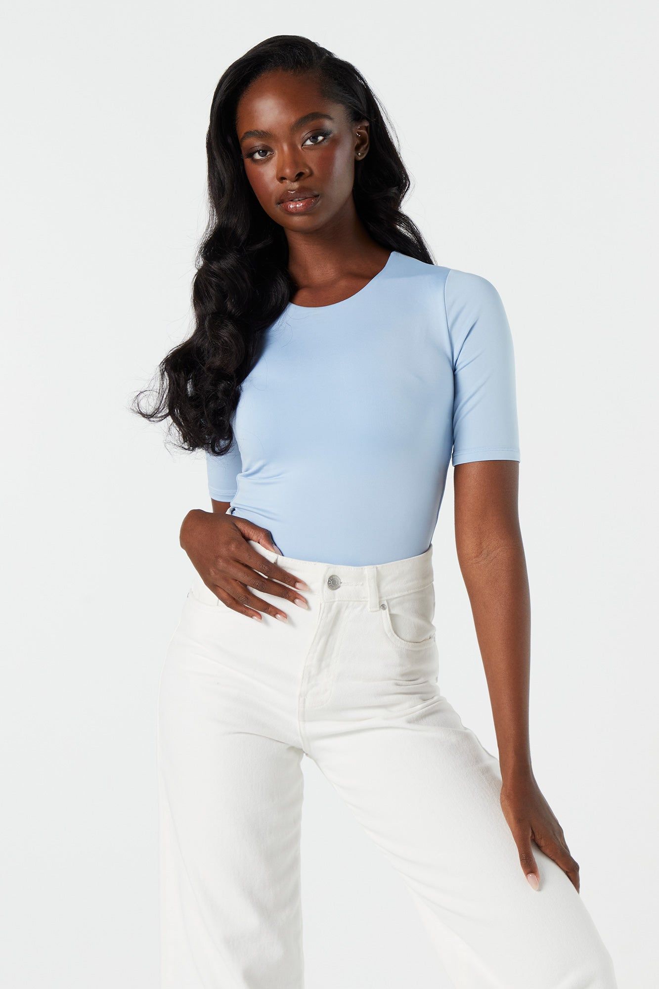 Maillot profilé avec manches écourtées sold by Urban Planet product image thumbnail 6