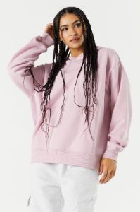 Solid Fleece Oversized Hoodie sold by Urban Planet