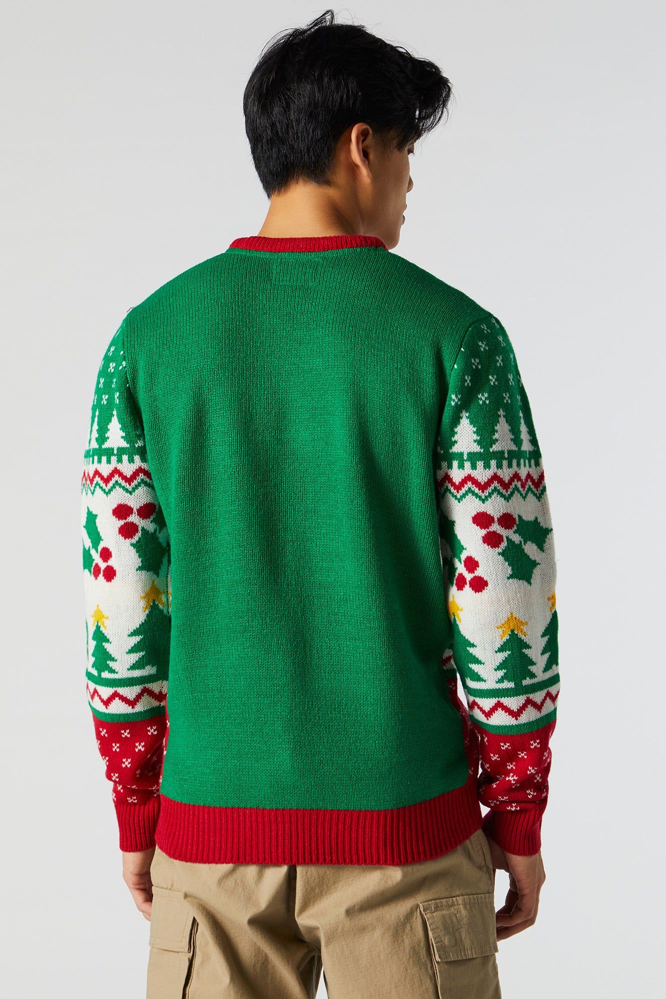 Furry Penguin Embroidered Xmas Sweater sold by Urban Planet product image thumbnail 2