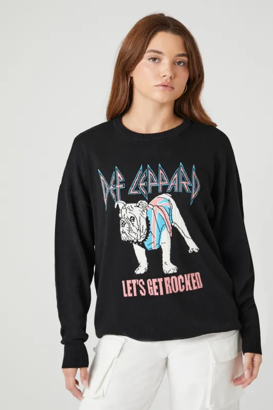 Def Leppard Graphic Sweater sold by Urban Planet