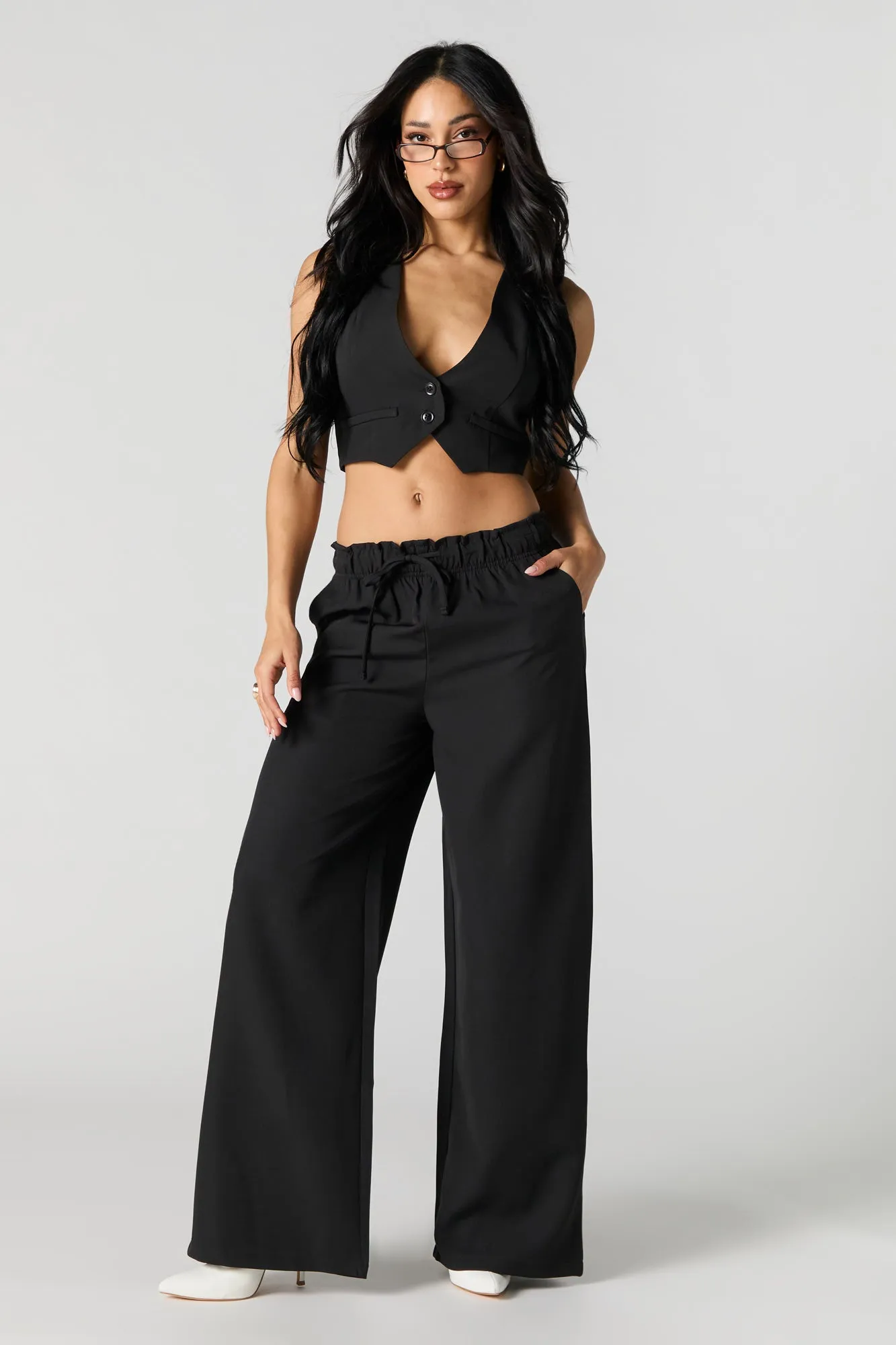 Ultra Cropped Vest sold by Urban Planet product image thumbnail 3