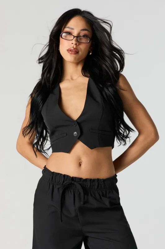 Ultra Cropped Vest sold by Urban Planet