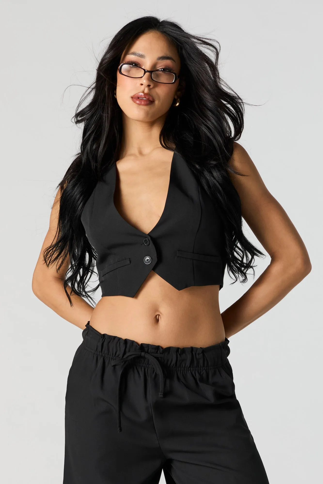 Ultra Cropped Vest sold by Urban Planet