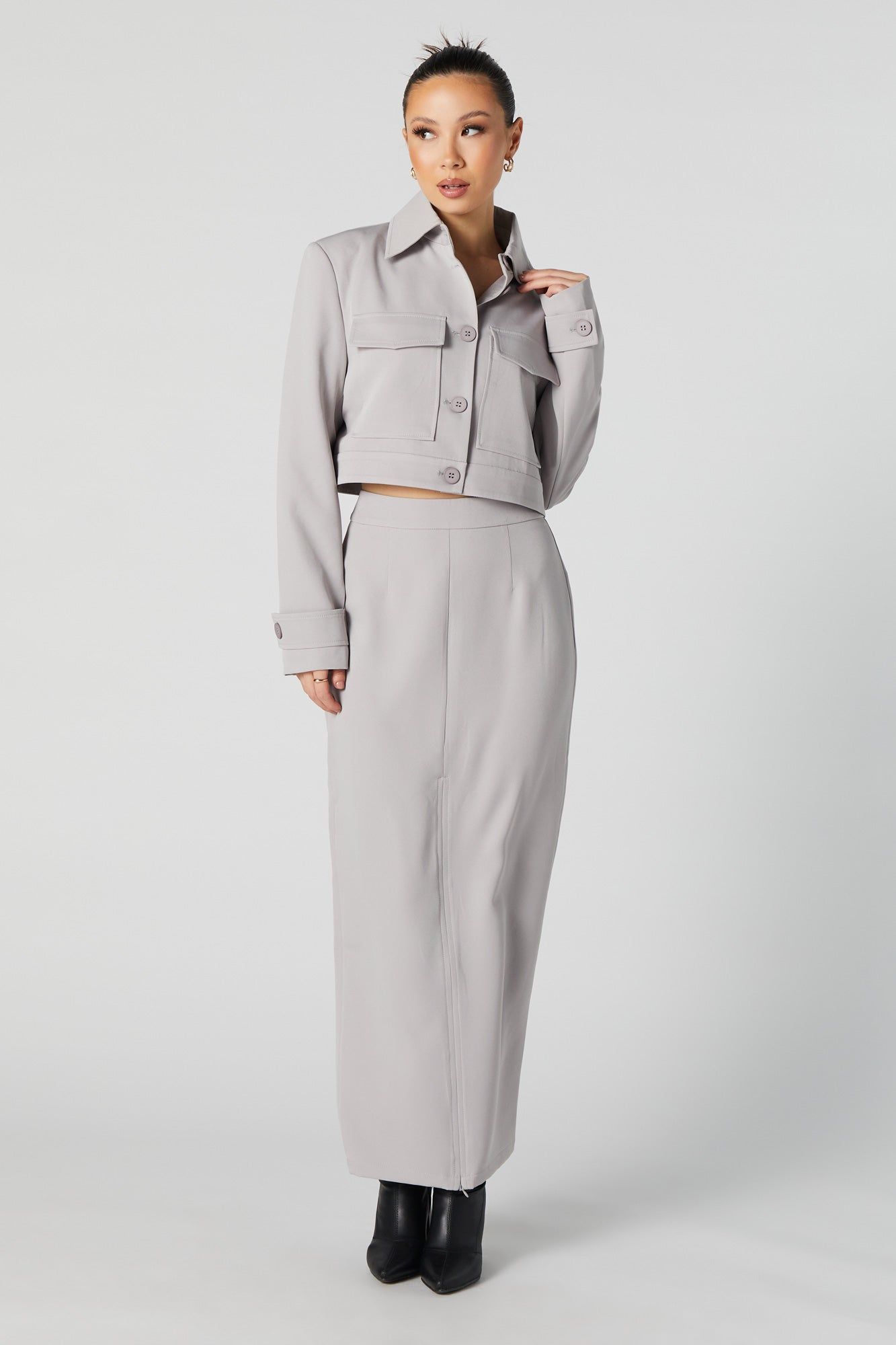 Front Zip Maxi Skirt sold by Urban Planet product image thumbnail 4