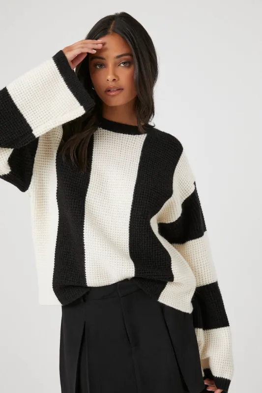Striped Bell Sleeve Sweater sold by Urban Planet
