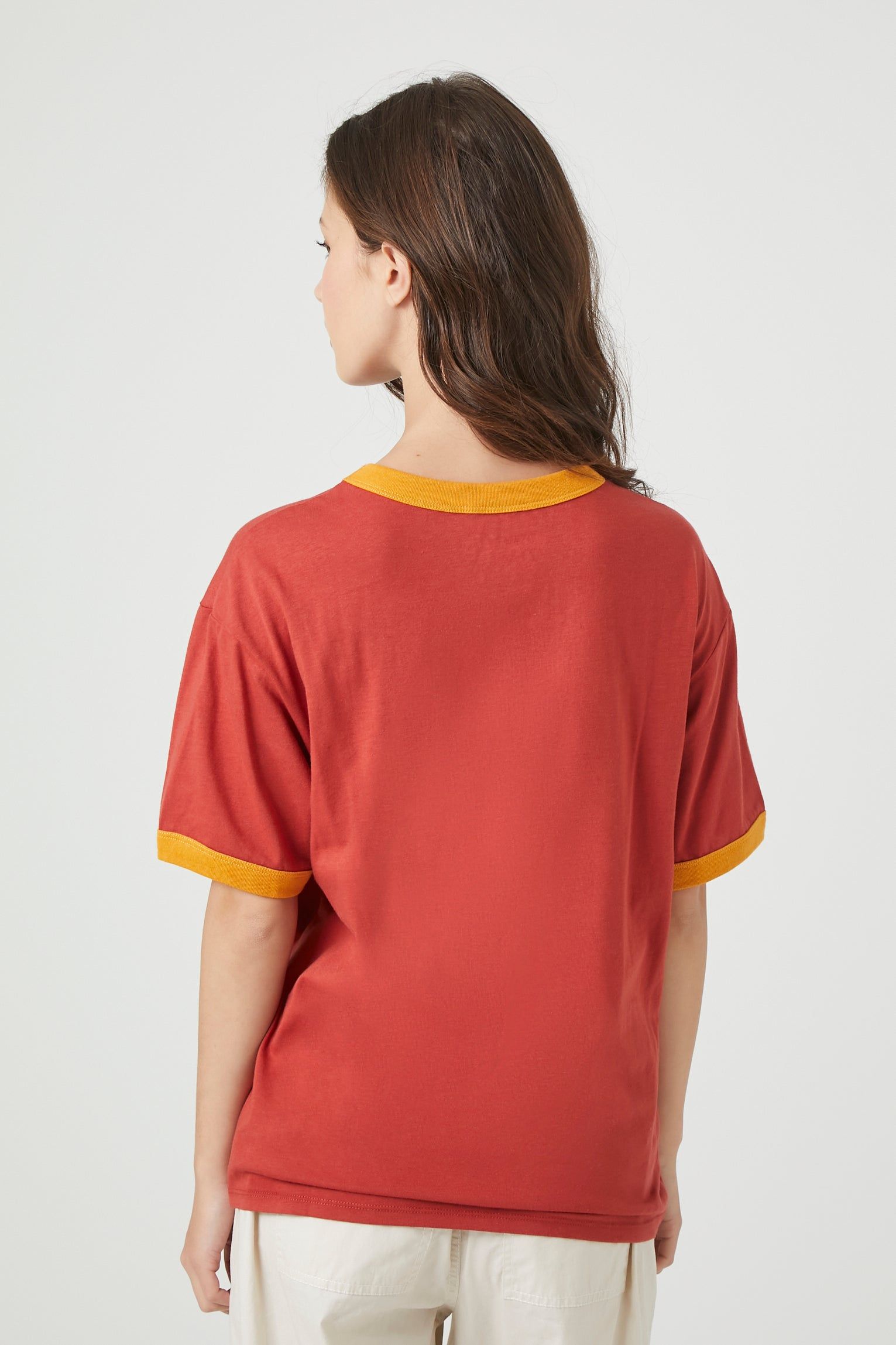 Garfield Graphic Ringer T-Shirt sold by Urban Planet product image thumbnail 3