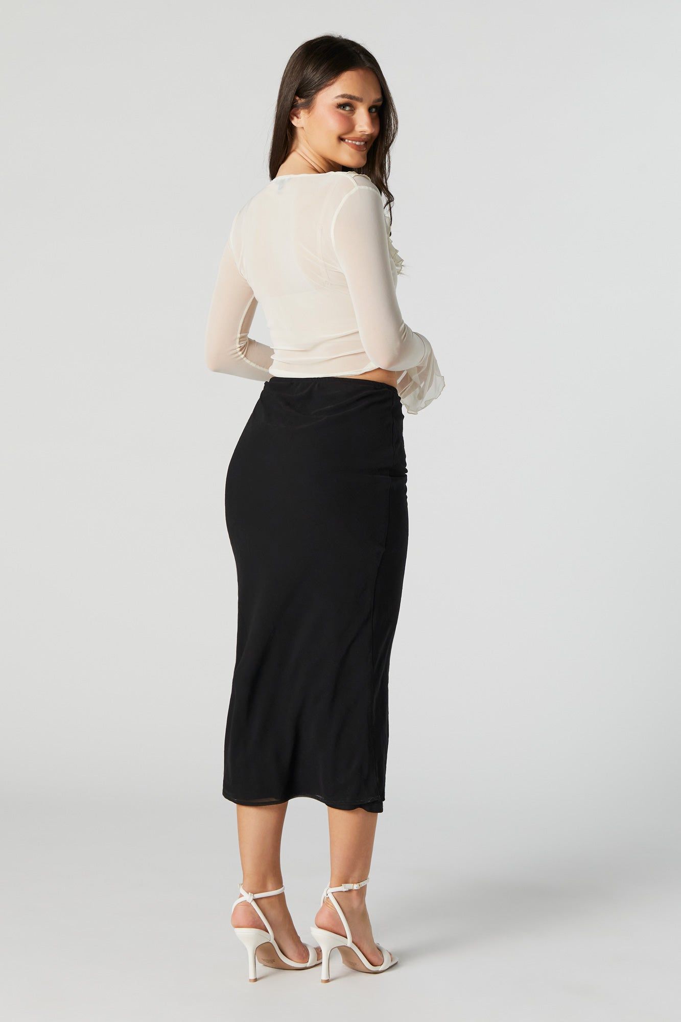 Jupe midi à taille haute sold by Urban Planet product image thumbnail 2