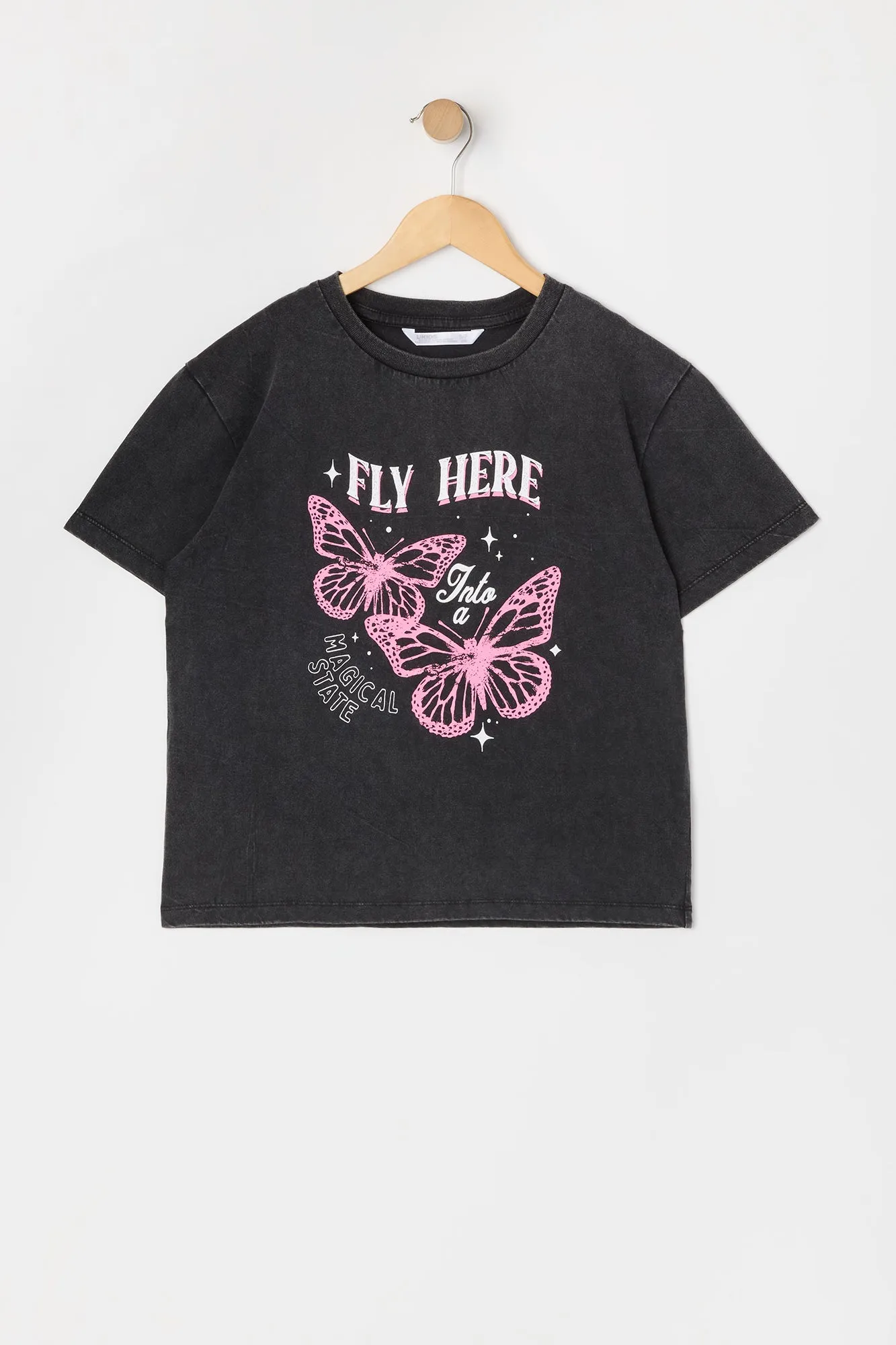 T-shirt à imprimé Fly Here pour fille sold by Urban Planet