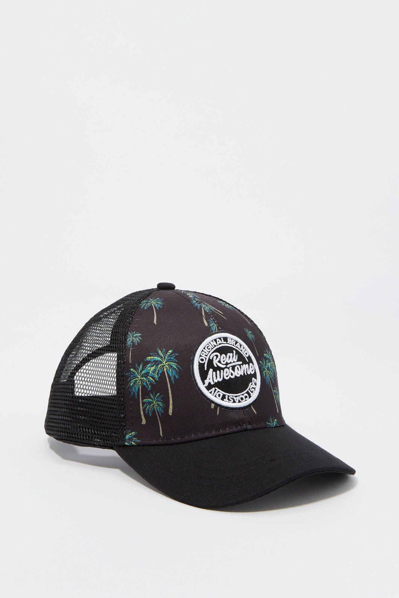 Casquette de baseball avec motif de palmiers et imprimé Real Awesome sold by Urban Planet product image thumbnail 2