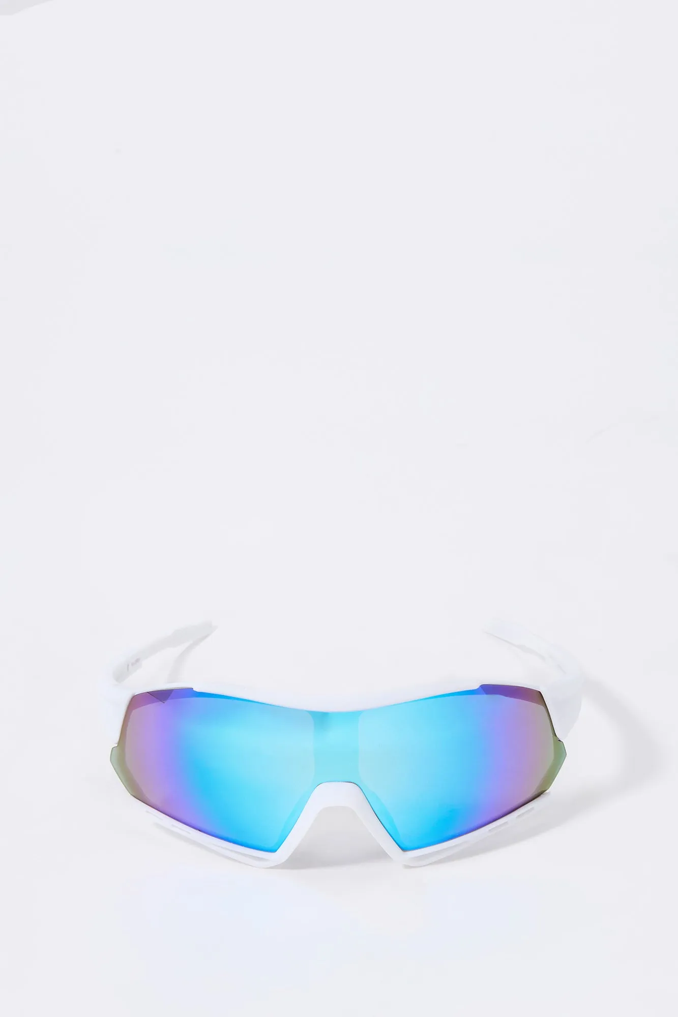 Soft Touch Ombre Sport Shield Sunglasses sold by Urban Planet product image thumbnail 4