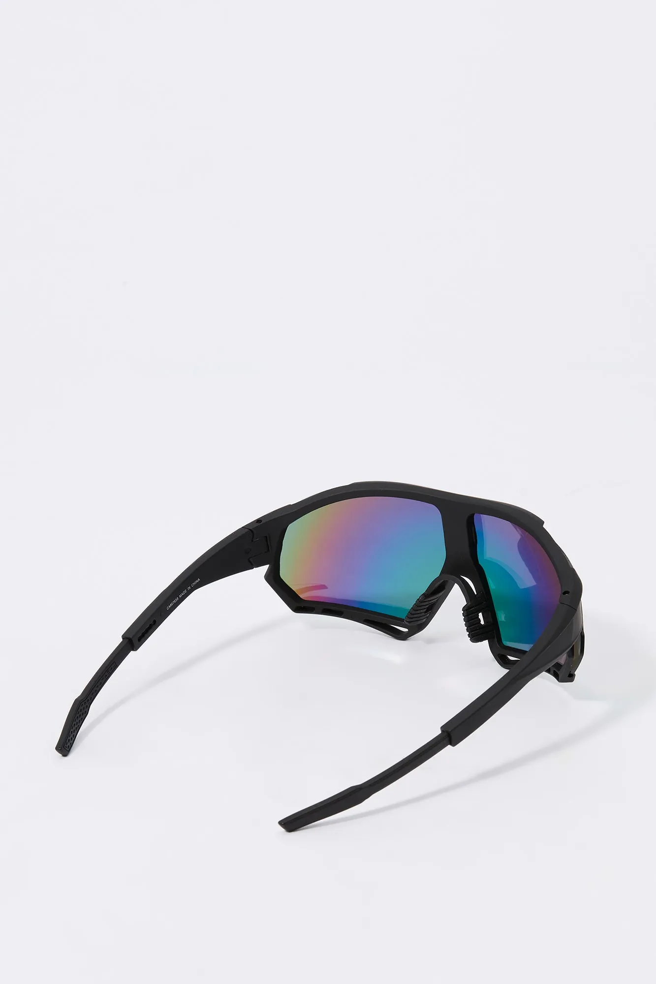 Soft Touch Ombre Sport Shield Sunglasses sold by Urban Planet product image thumbnail 3