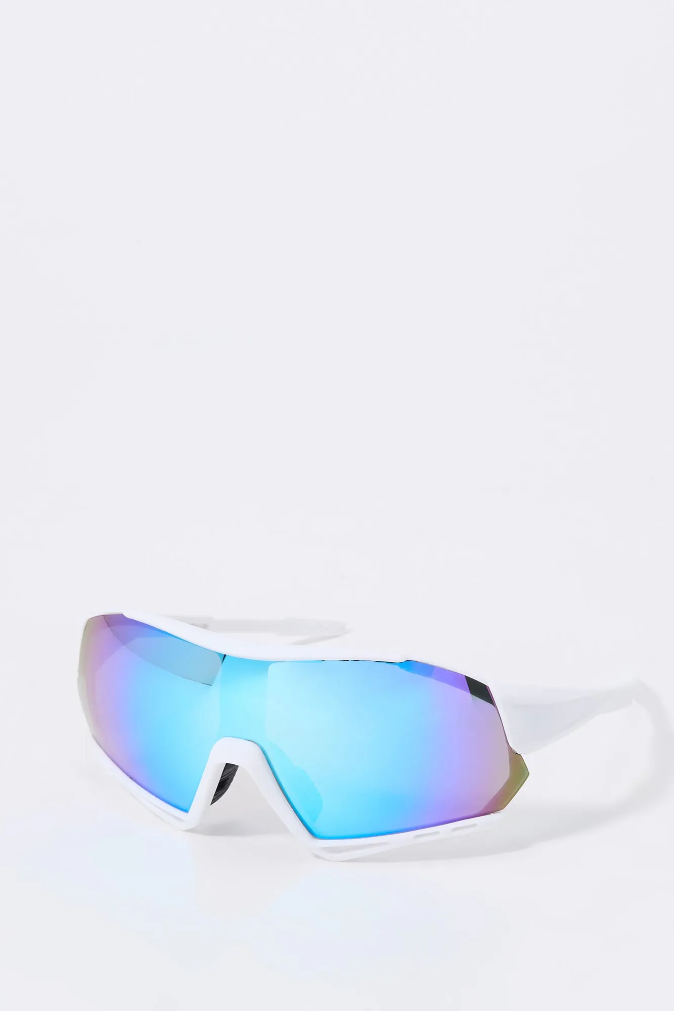 Soft Touch Ombre Sport Shield Sunglasses sold by Urban Planet product image thumbnail 5