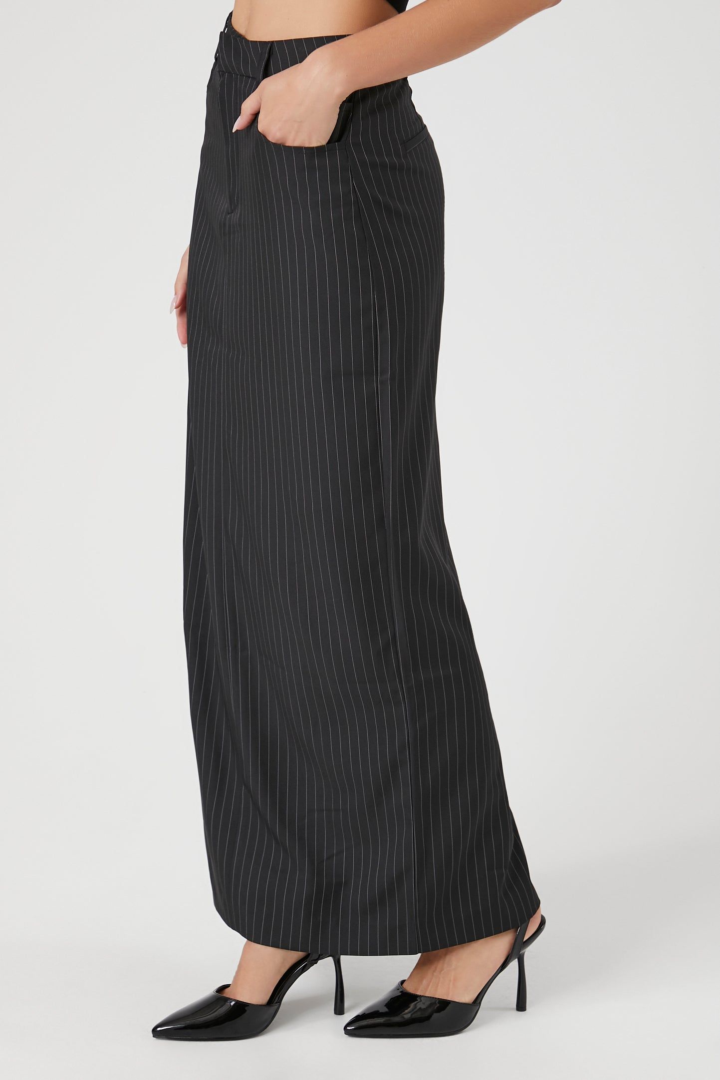 Pinstriped Maxi Skirt sold by Urban Planet product image thumbnail 4