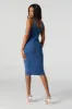 Robe midi en denim délavé moyen sold by Urban Planet