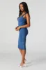 Robe midi en denim délavé moyen sold by Urban Planet