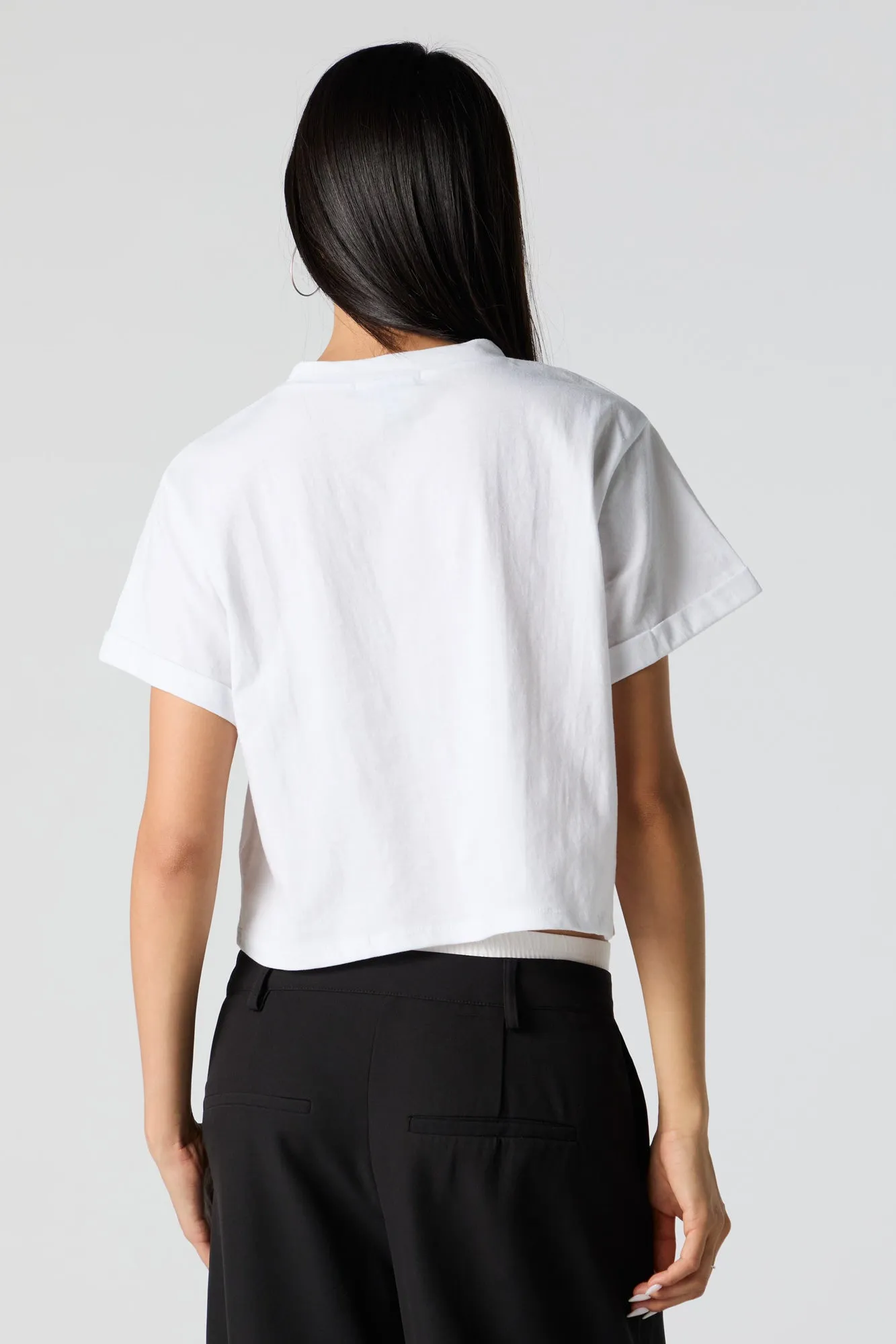 T-shirt carré à imprimé Mon Chéri sold by Urban Planet product image thumbnail 3