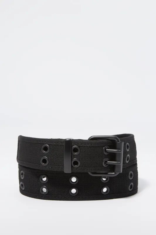 Black Grommet Belt sold by Urban Planet