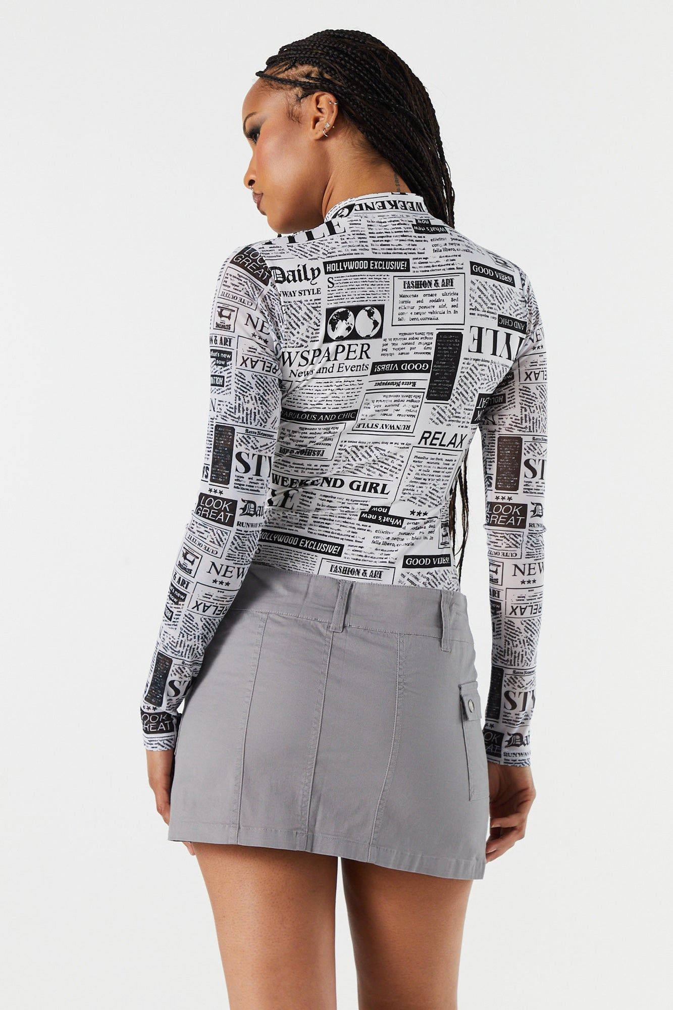 Maillot en filet avec découpes sold by Urban Planet product image thumbnail 2