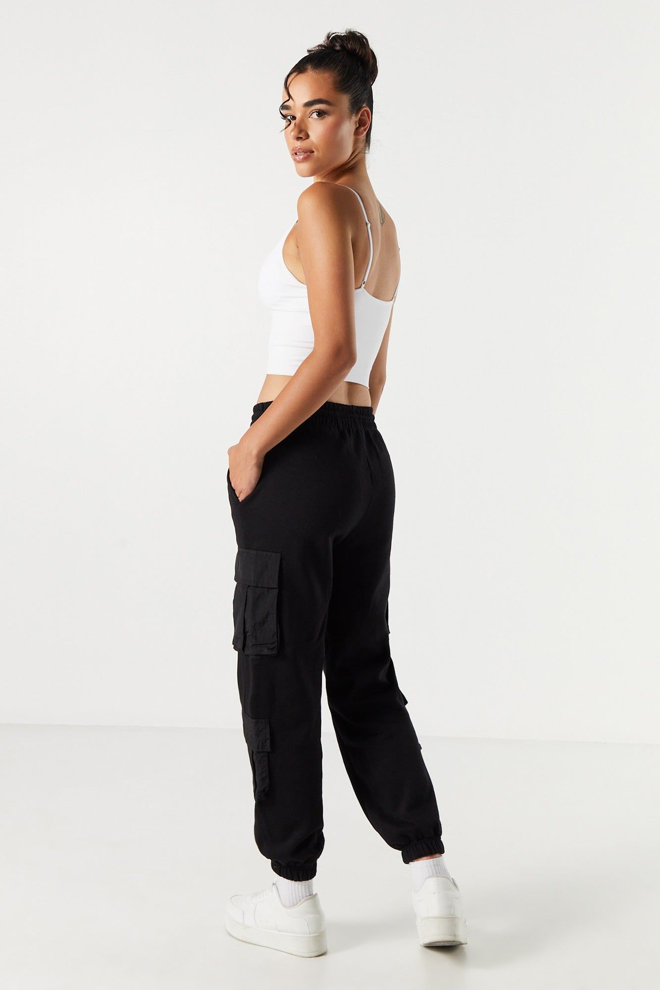 Drawstring Multi Pocket Cargo Jogger sold by Urban Planet product image thumbnail 6