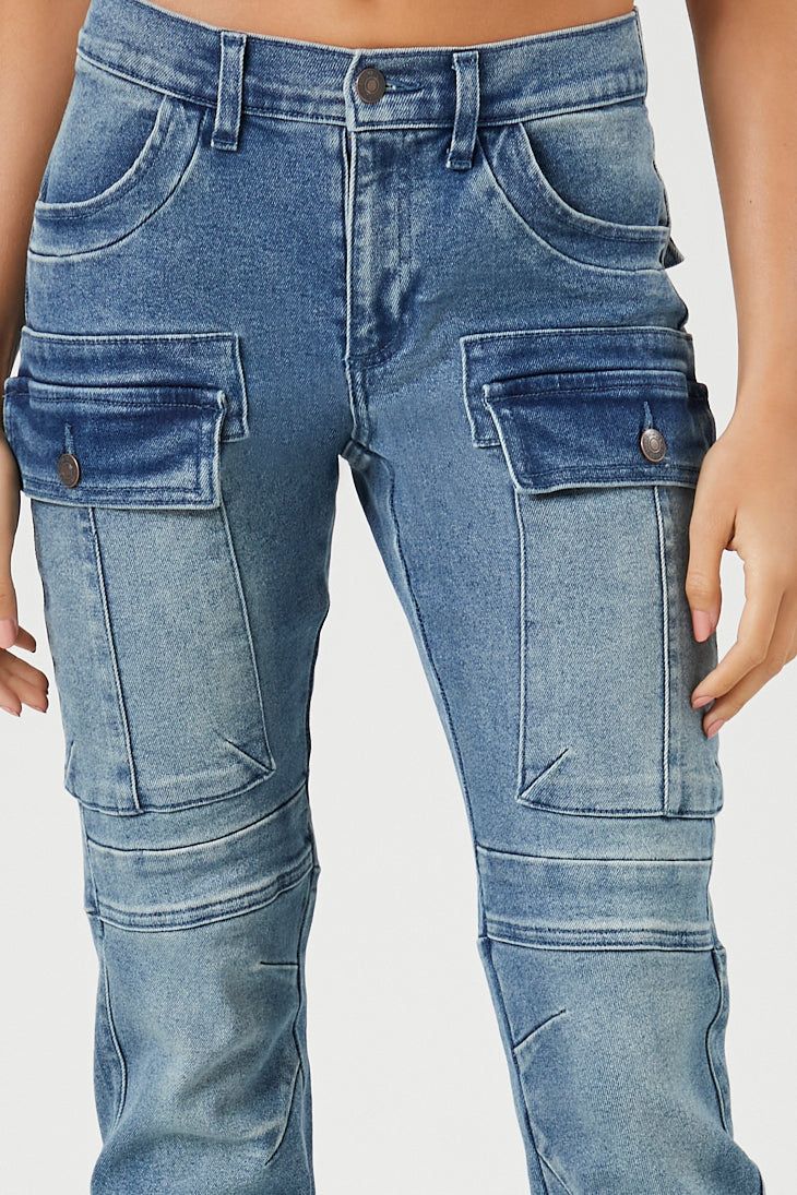Denim Cargo Bootcut Jean sold by Urban Planet product image thumbnail 4