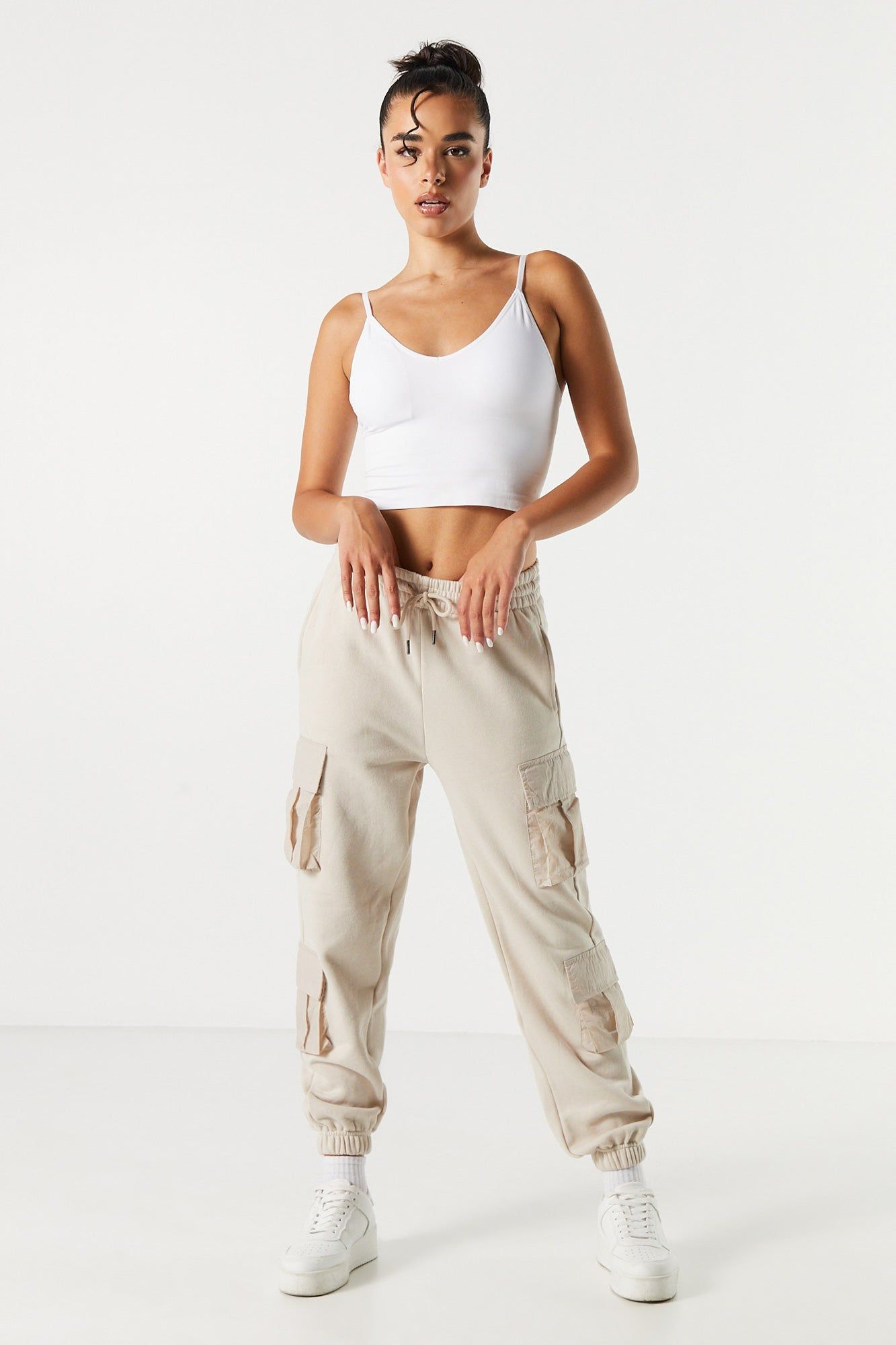 Drawstring Multi Pocket Cargo Jogger sold by Urban Planet product image thumbnail 7