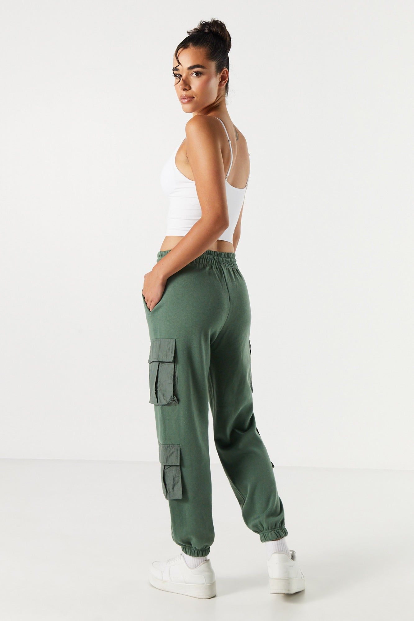 Drawstring Multi Pocket Cargo Jogger sold by Urban Planet product image thumbnail 12