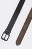 Black Faux Leather Belt sold by Urban Planet