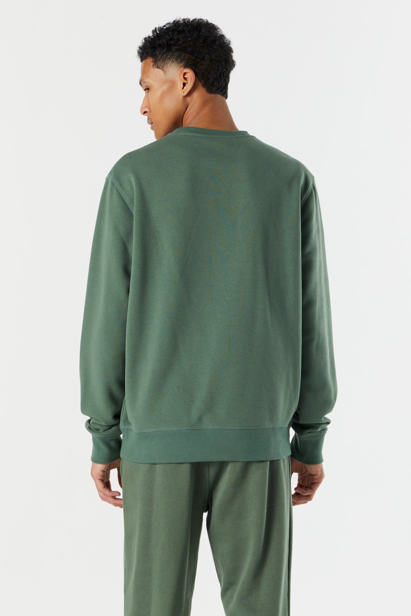 Solid Coloured Fleece Sweatshirt sold by Urban Planet product image thumbnail 11