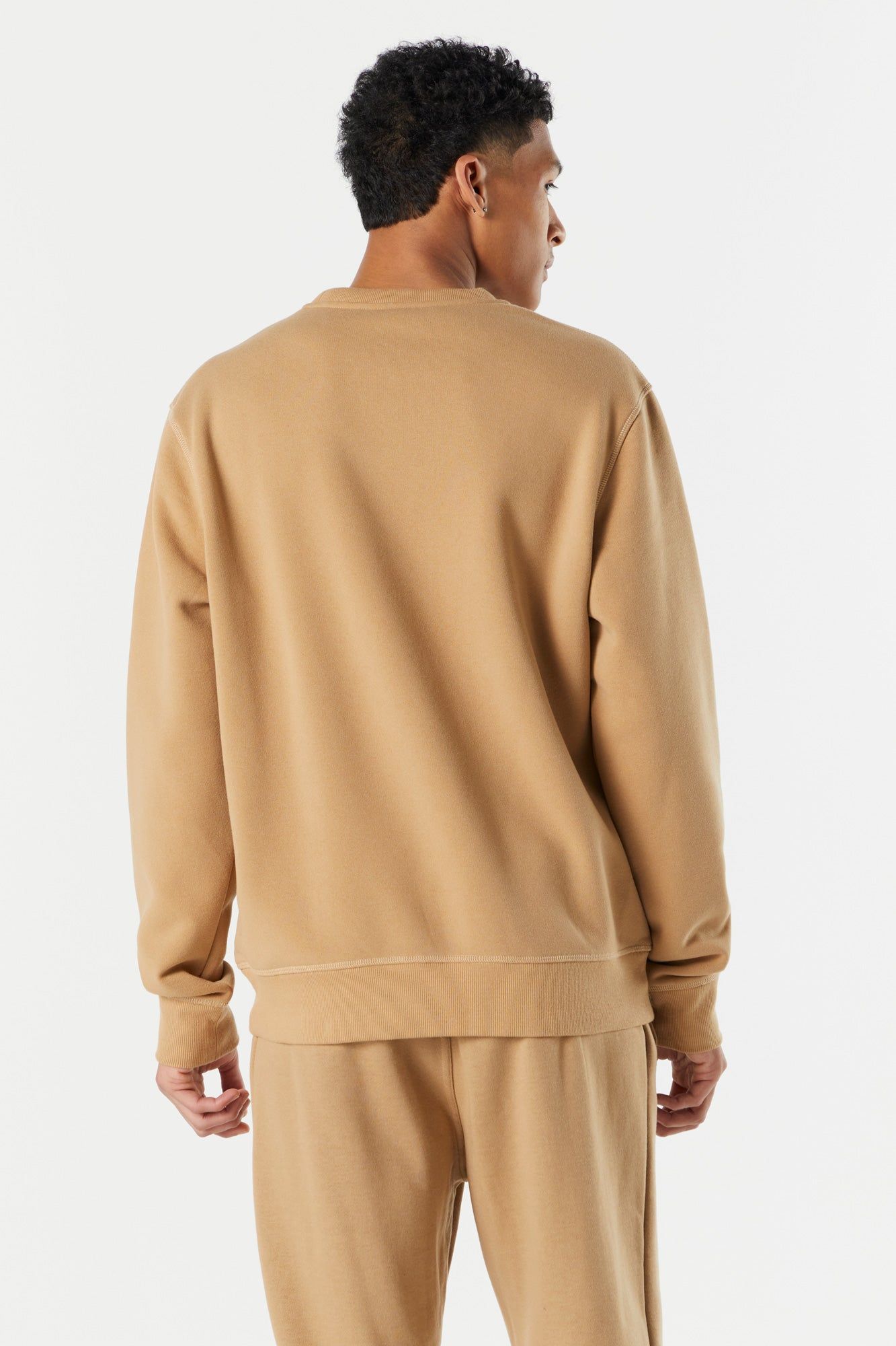 Solid Coloured Fleece Sweatshirt sold by Urban Planet product image thumbnail 8