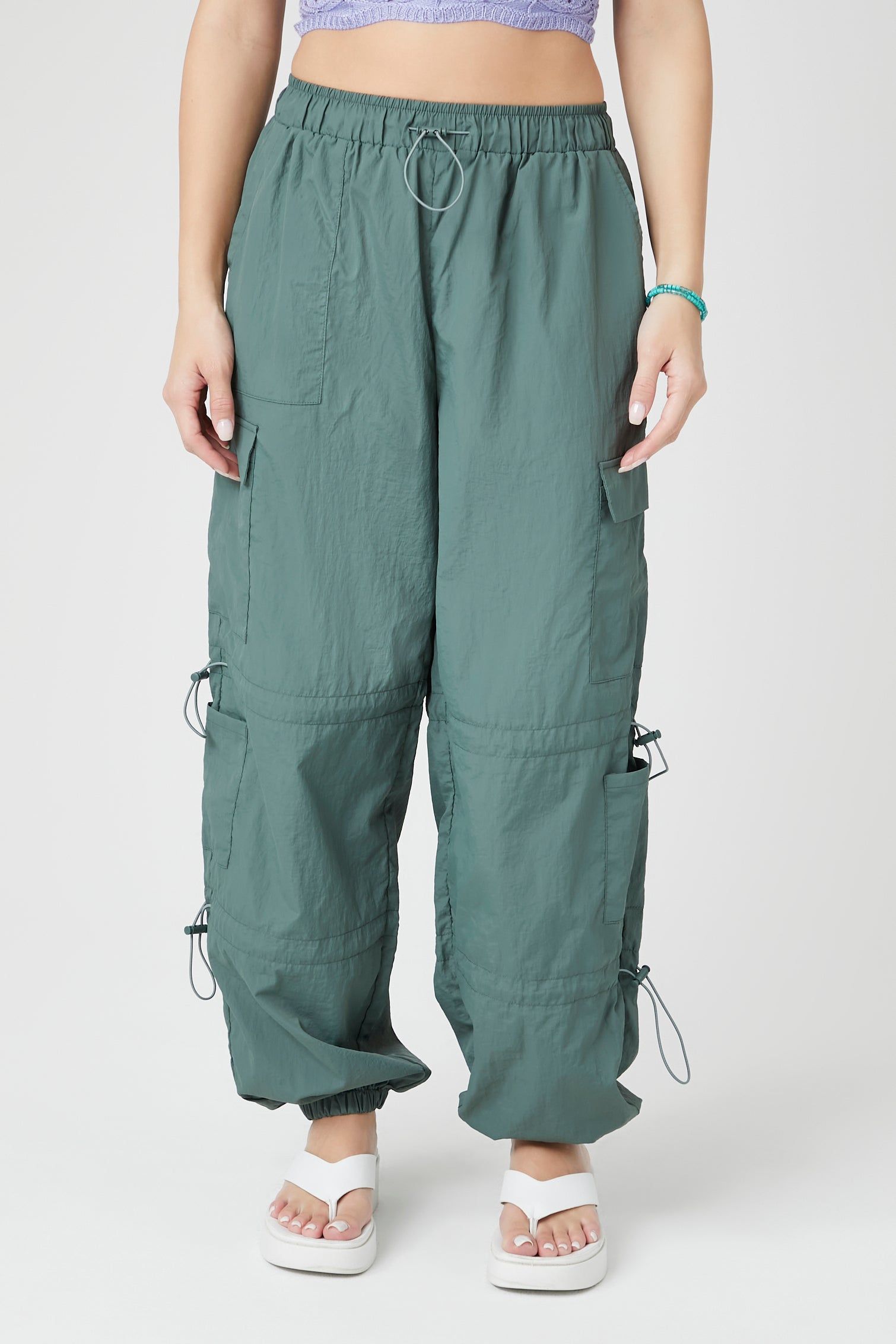 Toggle Drawstring Parachute Jogger sold by Urban Planet product image thumbnail 2