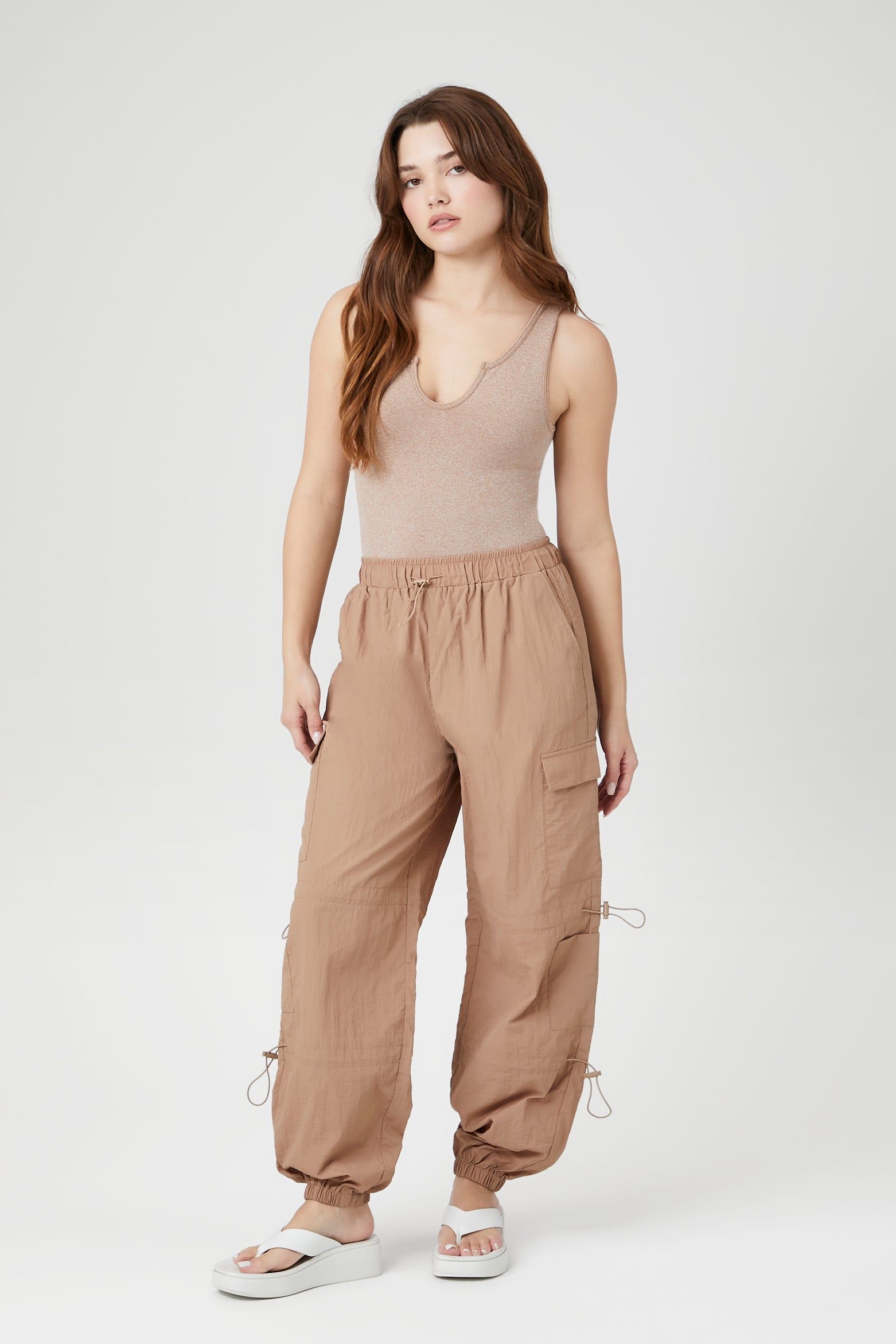 Toggle Drawstring Parachute Jogger sold by Urban Planet product image thumbnail 5