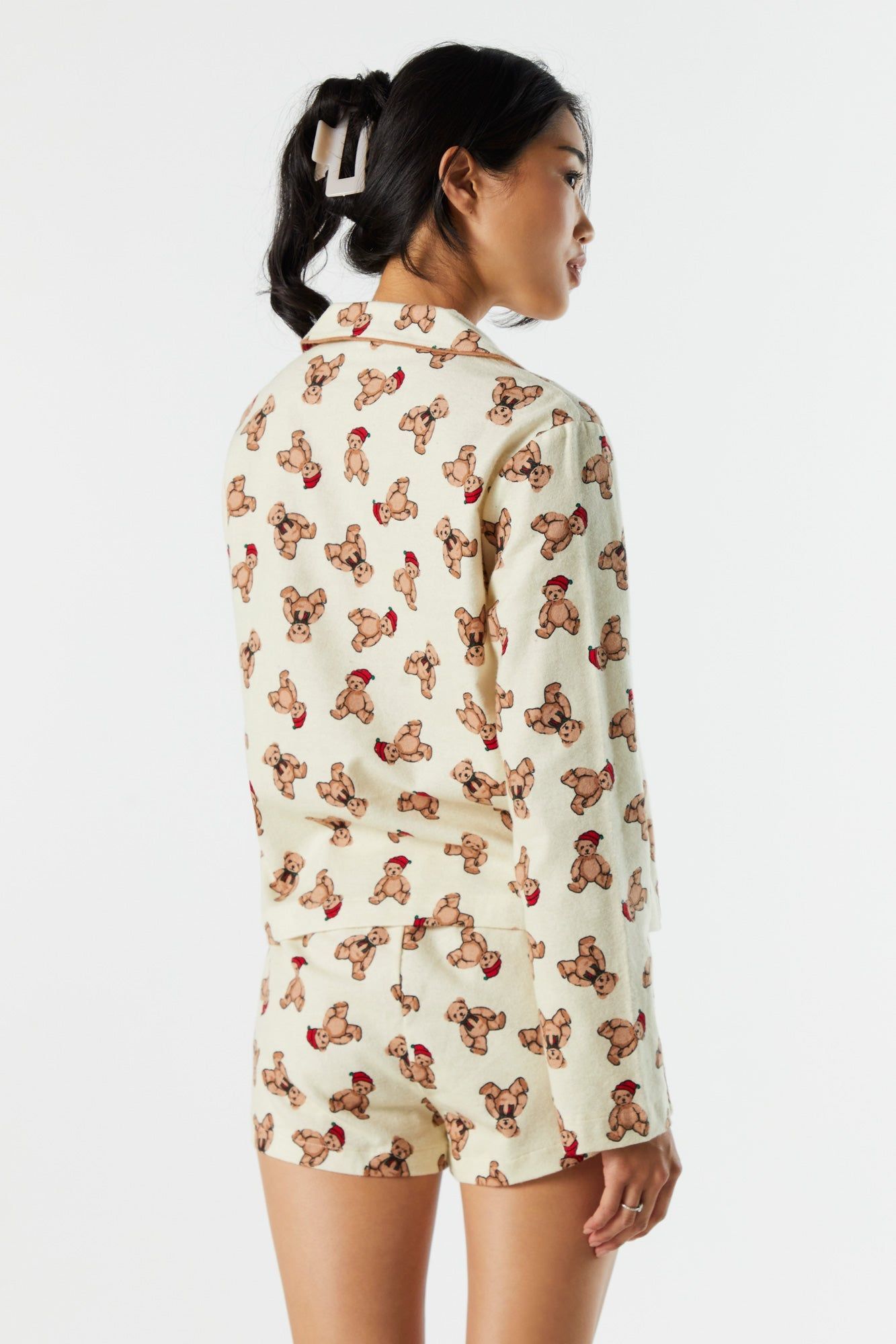 Short de pyjama en flanelle à imprimé Ourson sold by Urban Planet product image thumbnail 2