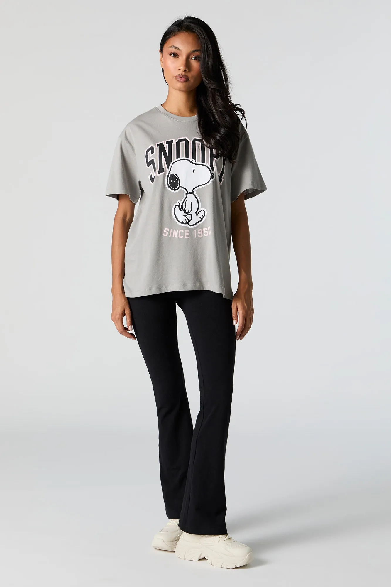 Snoopy Since 1950 Graphic Boyfriend T-Shirt sold by Urban Planet product image thumbnail 2