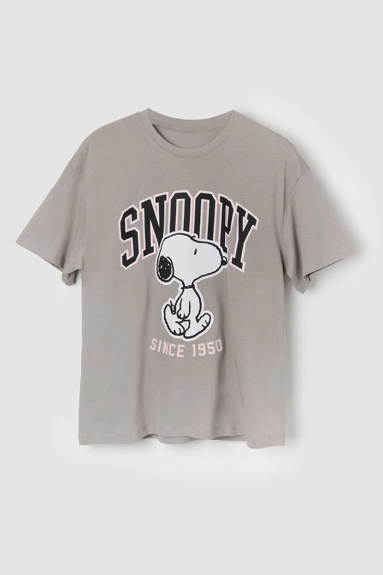 Snoopy Since 1950 Graphic Boyfriend T-Shirt sold by Urban Planet product image thumbnail 4