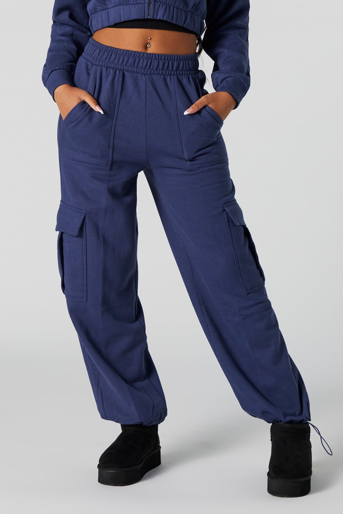 Fleece Cargo Jogger sold by Urban Planet product image thumbnail 2