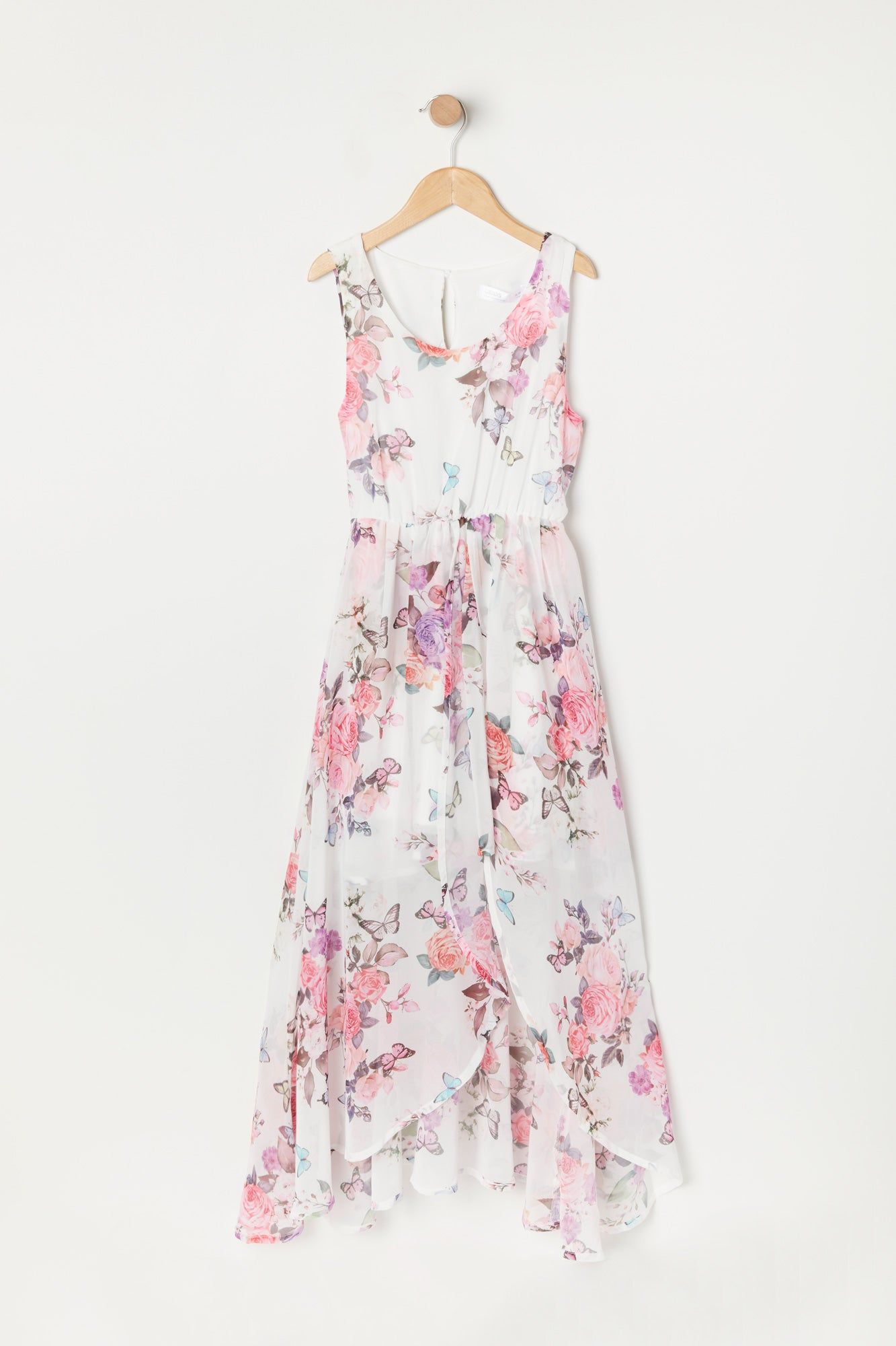 Girls Butterfly Print Walk-Through Dress sold by Urban Planet