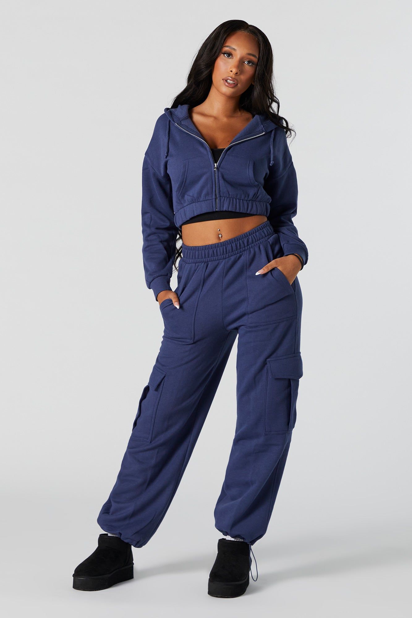 Fleece Cargo Jogger sold by Urban Planet