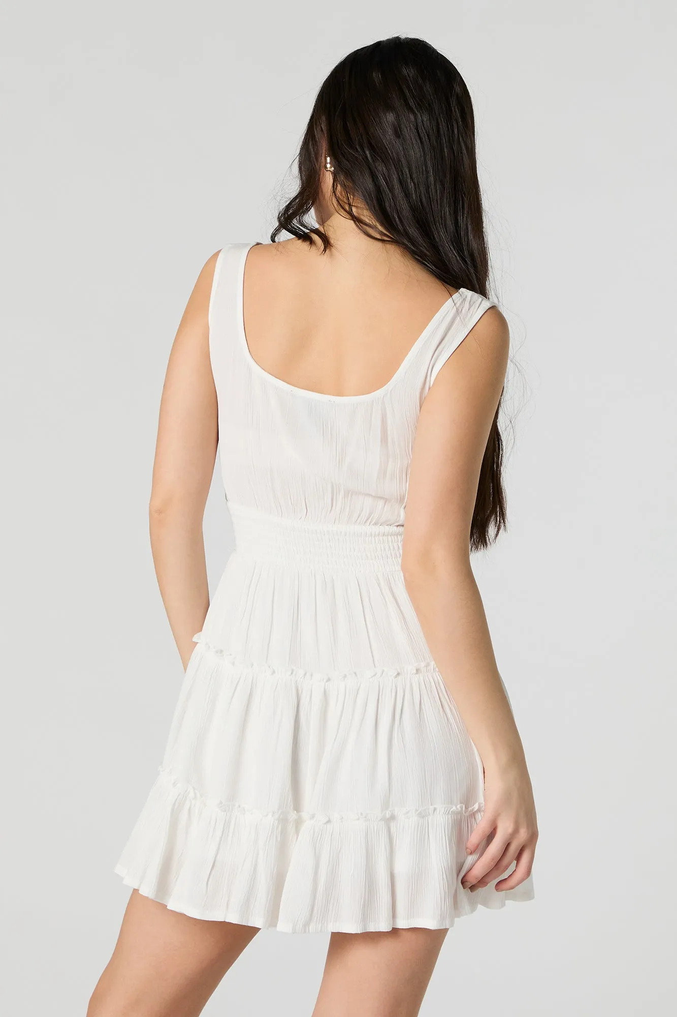 Minirobe boutonnée volantée sold by Urban Planet product image thumbnail 2