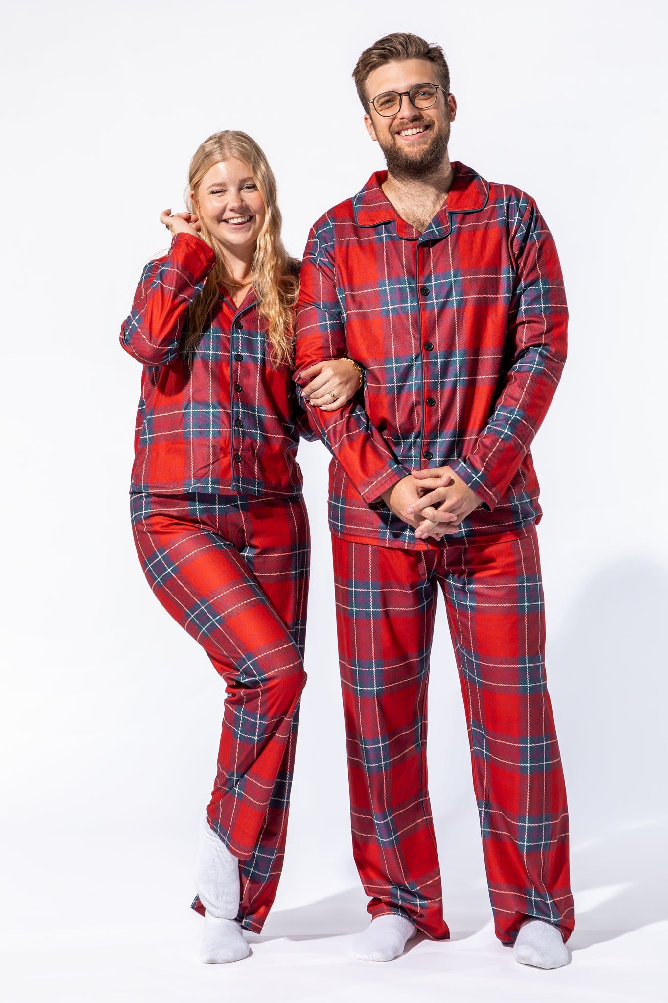 Fammy Jammies Xmas Plaid Flannel 2 Piece Pajama Set sold by Urban Planet