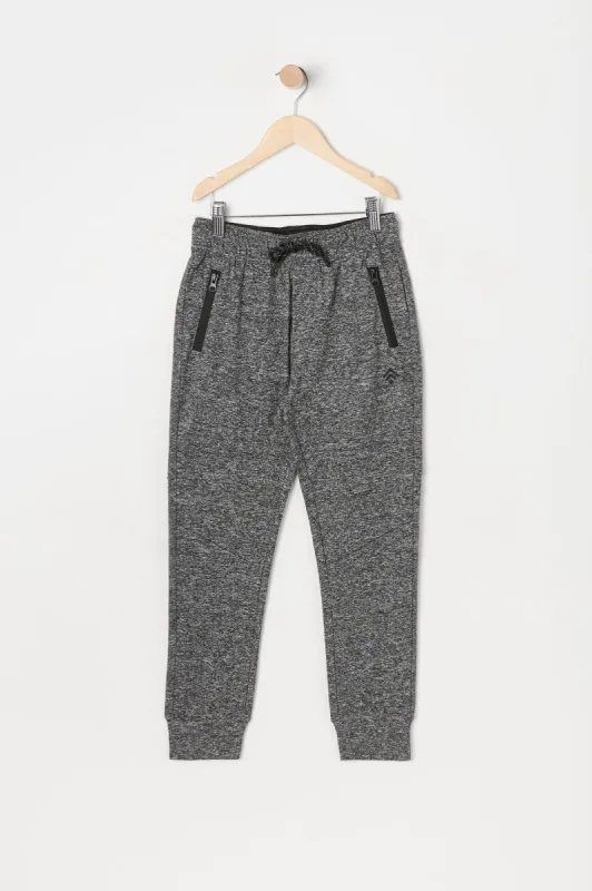 Boys Space Dye Tech Fleece Jogger sold by Urban Planet