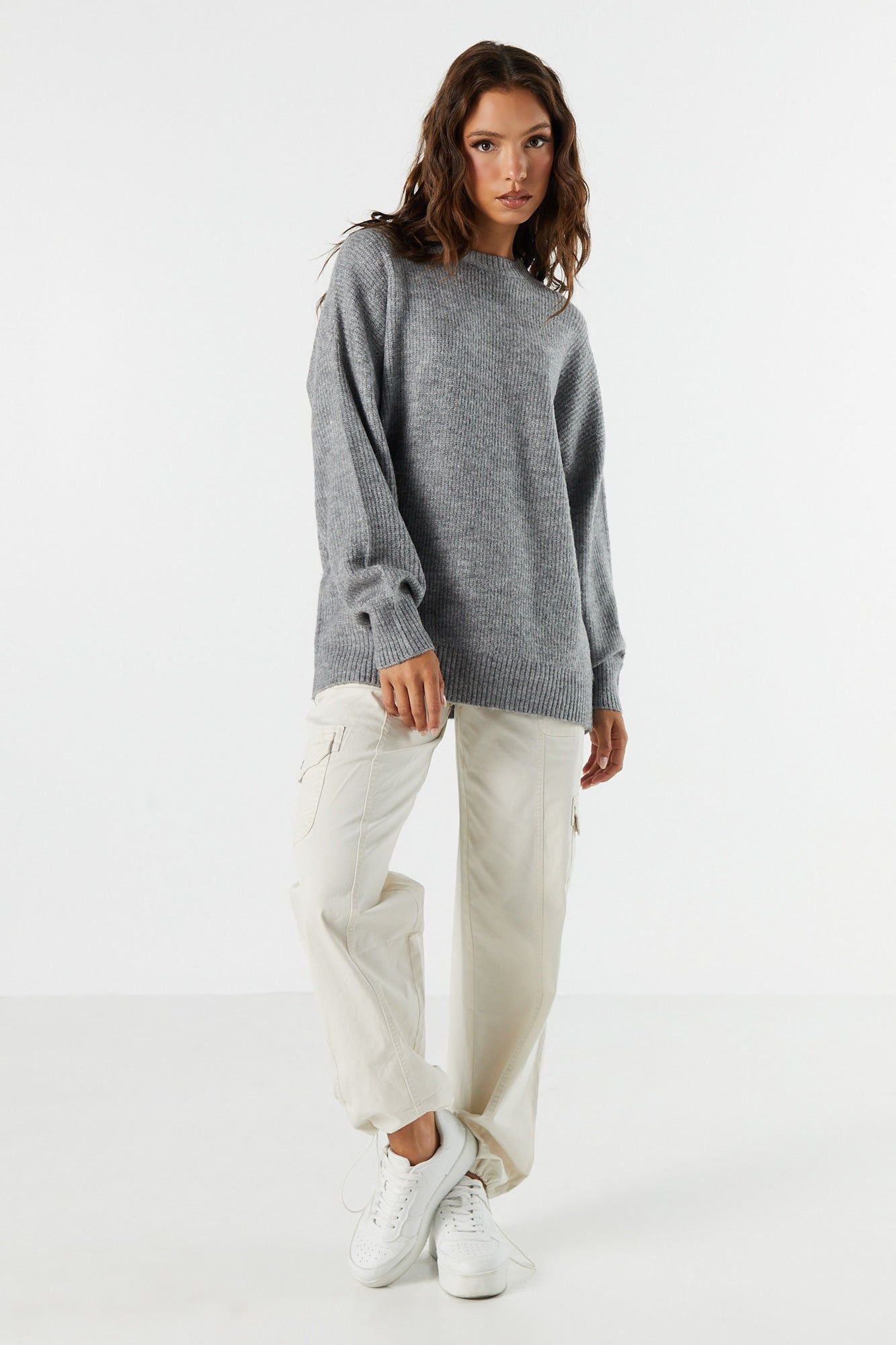 Chandail ras du cou en tricot uni sold by Urban Planet product image thumbnail 9