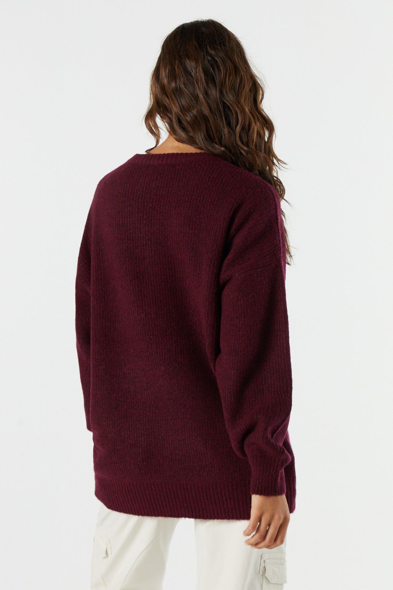 Chandail ras du cou en tricot uni sold by Urban Planet product image thumbnail 20