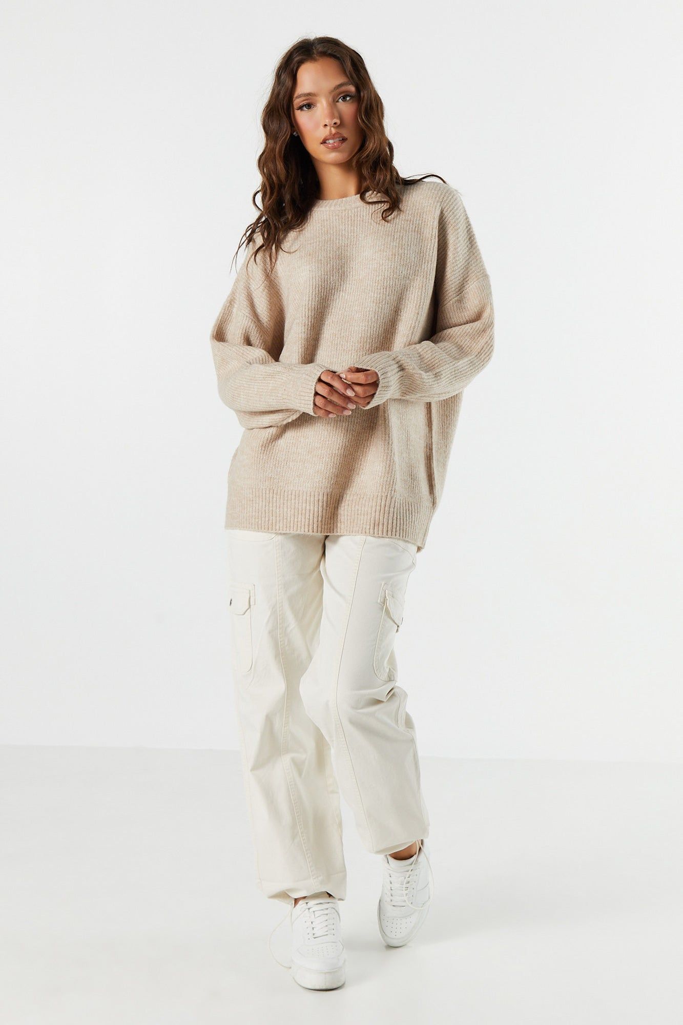 Chandail ras du cou en tricot uni sold by Urban Planet product image thumbnail 12