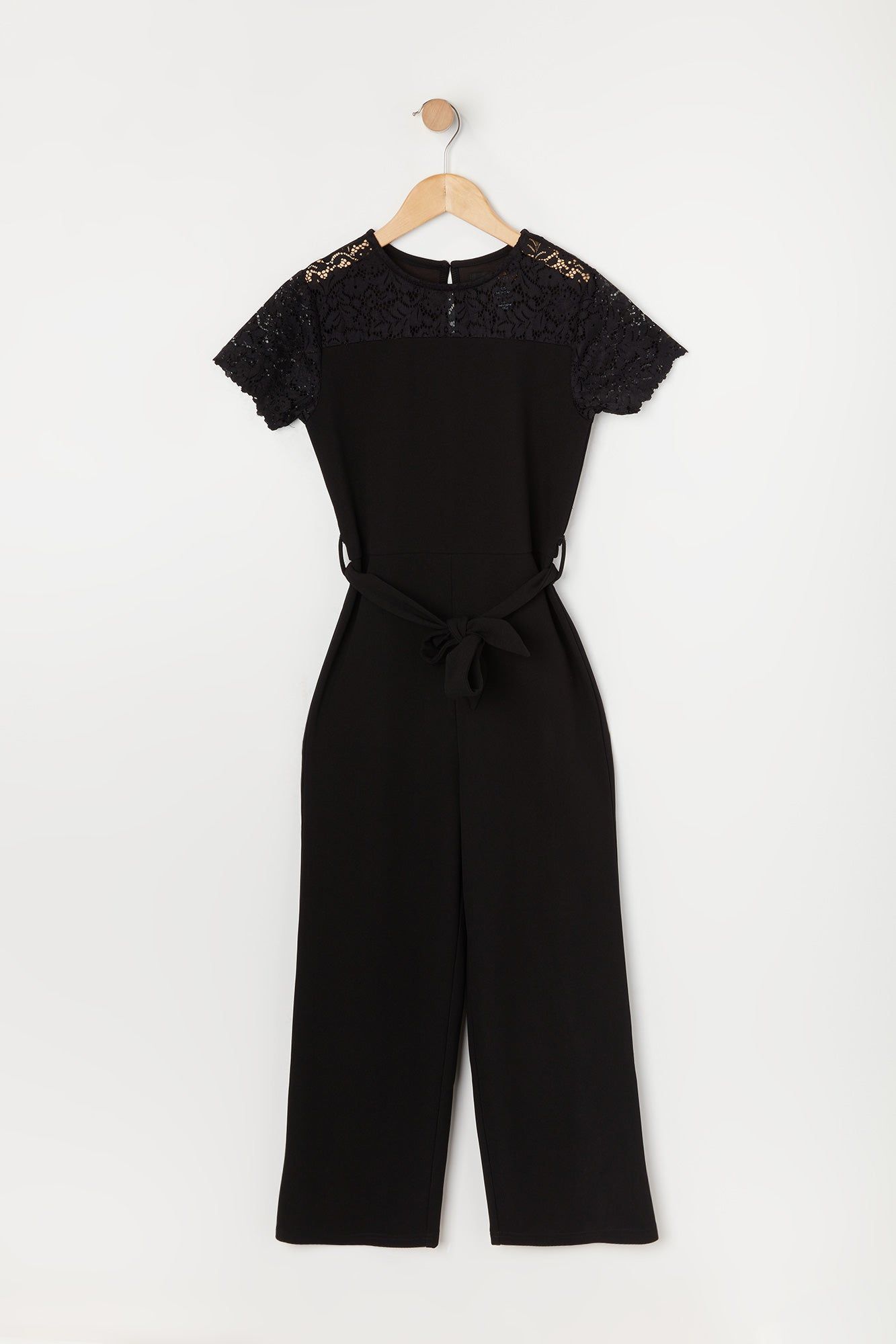 Combinaison en dentelle avec ceinture pour fille sold by Urban Planet