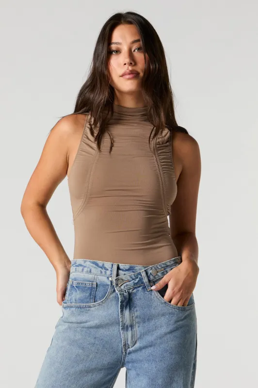 Maillot ruché à col cheminée sold by Urban Planet