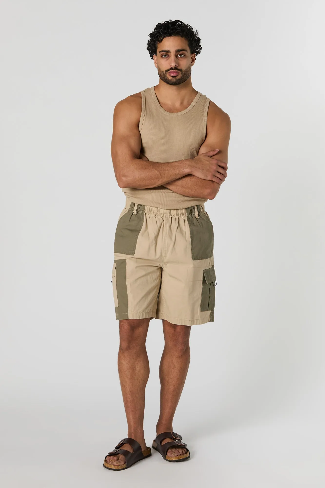 Colourblock Cargo Short sold by Urban Planet product image thumbnail 3